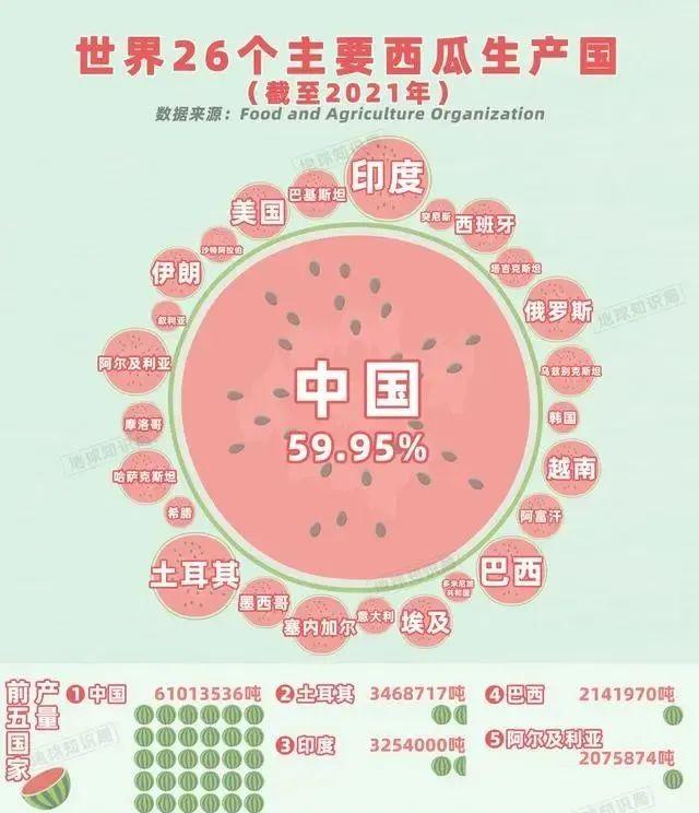 中国人吃掉全世界70%的西瓜 消暑解渴的红宝石