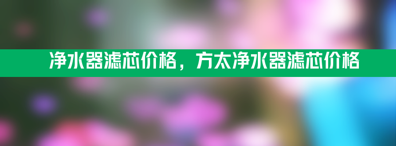 净水器滤芯价格 方太净水器滤芯价格