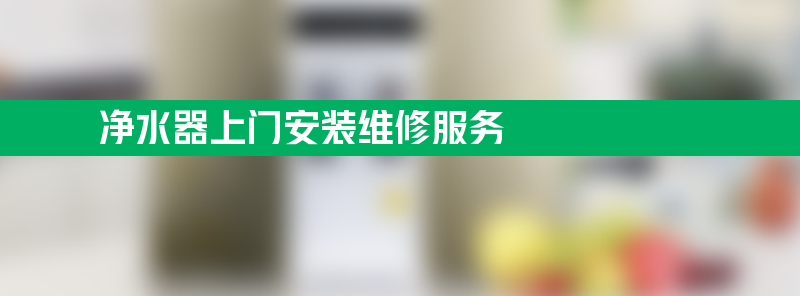 净水器上门安装维修服务 净水器上门安装维修服务多少钱