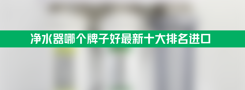 净水器哪个牌子好最新十大排名进口