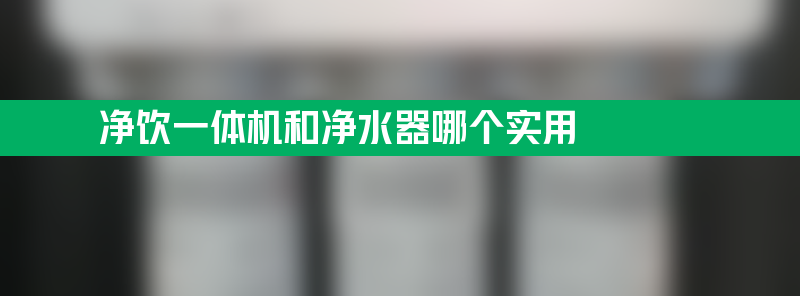 净饮一体机和净水器哪个实用 净饮一体机和净水器哪个实用一点