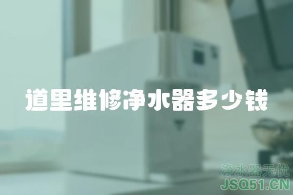 道里维修净水器多少钱